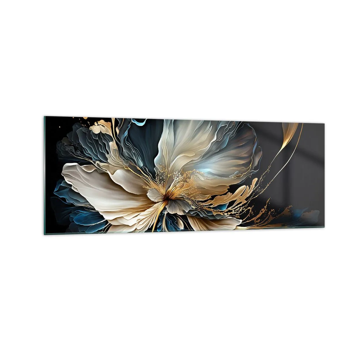 Schilderen op glas - Sprookjesachtige varenbloem - 140x50 cm