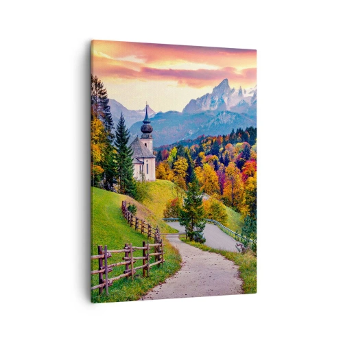 Schilderen op canvas - Landschap zoals geschilderd - 50x70 cm