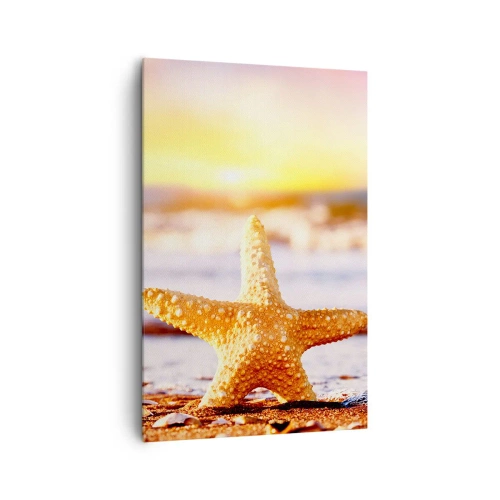 Schilderen op canvas - Een geschenk uit de zee - 80x120 cm