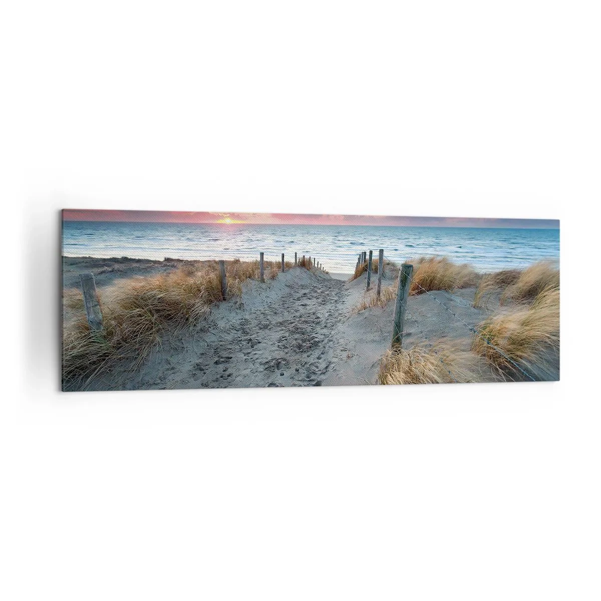 Schilderen op canvas - Je liet een regenboog van licht stralend... - 160x50 cm