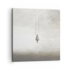 Schilderen op canvas - Een kind in ons - 70x70 cm
