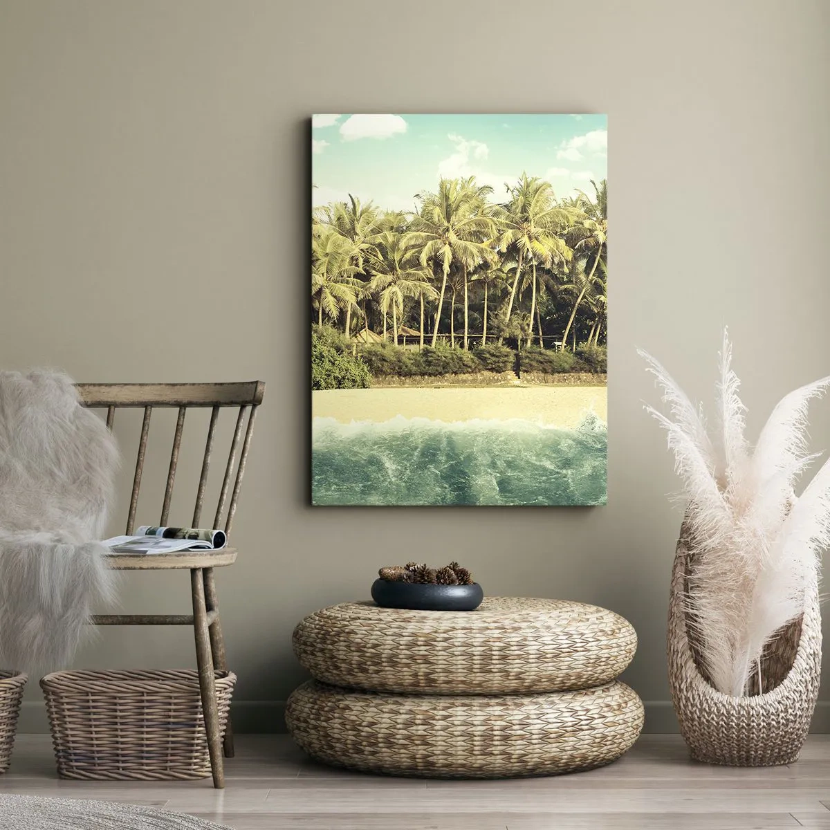 Schilderen op canvas - Hoe zit het hier? - 50x70 cm