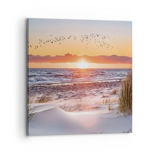 Schilderen op canvas - Horizontaal landschap - 70x70 cm