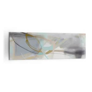 Schilderen op canvas - Mistige abstractie - 160x50 cm