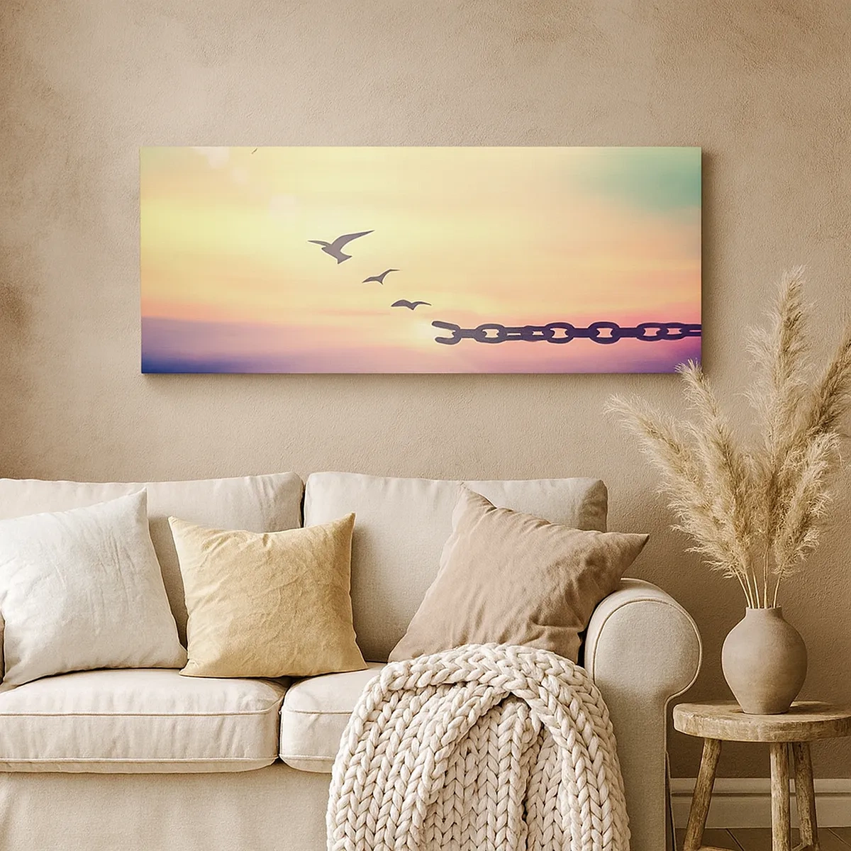 Schilderen op canvas - De overwinning van vrijheid - 30x30 cm