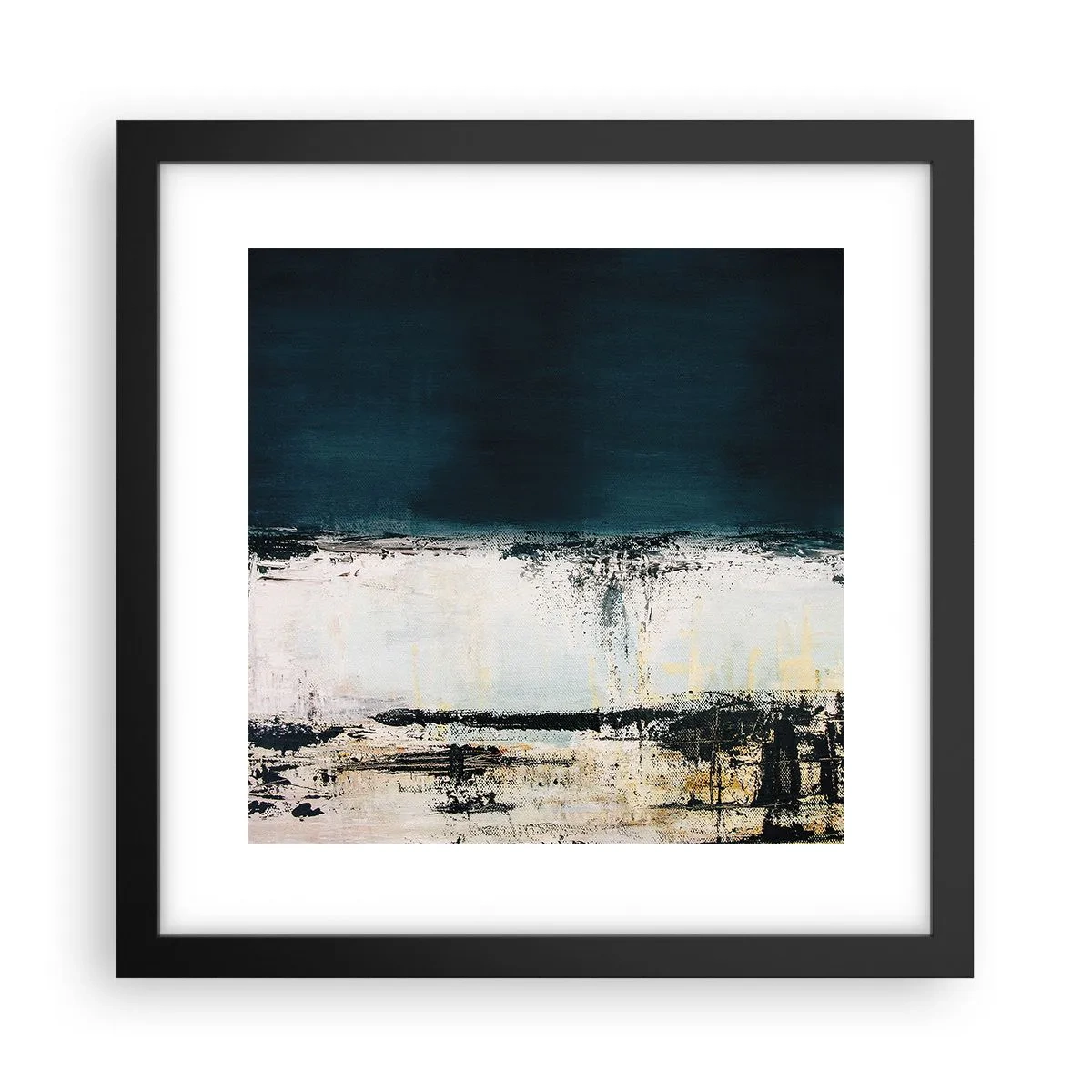 Poster in een zwarte lijst - Horizontale compositie - 30x30 cm