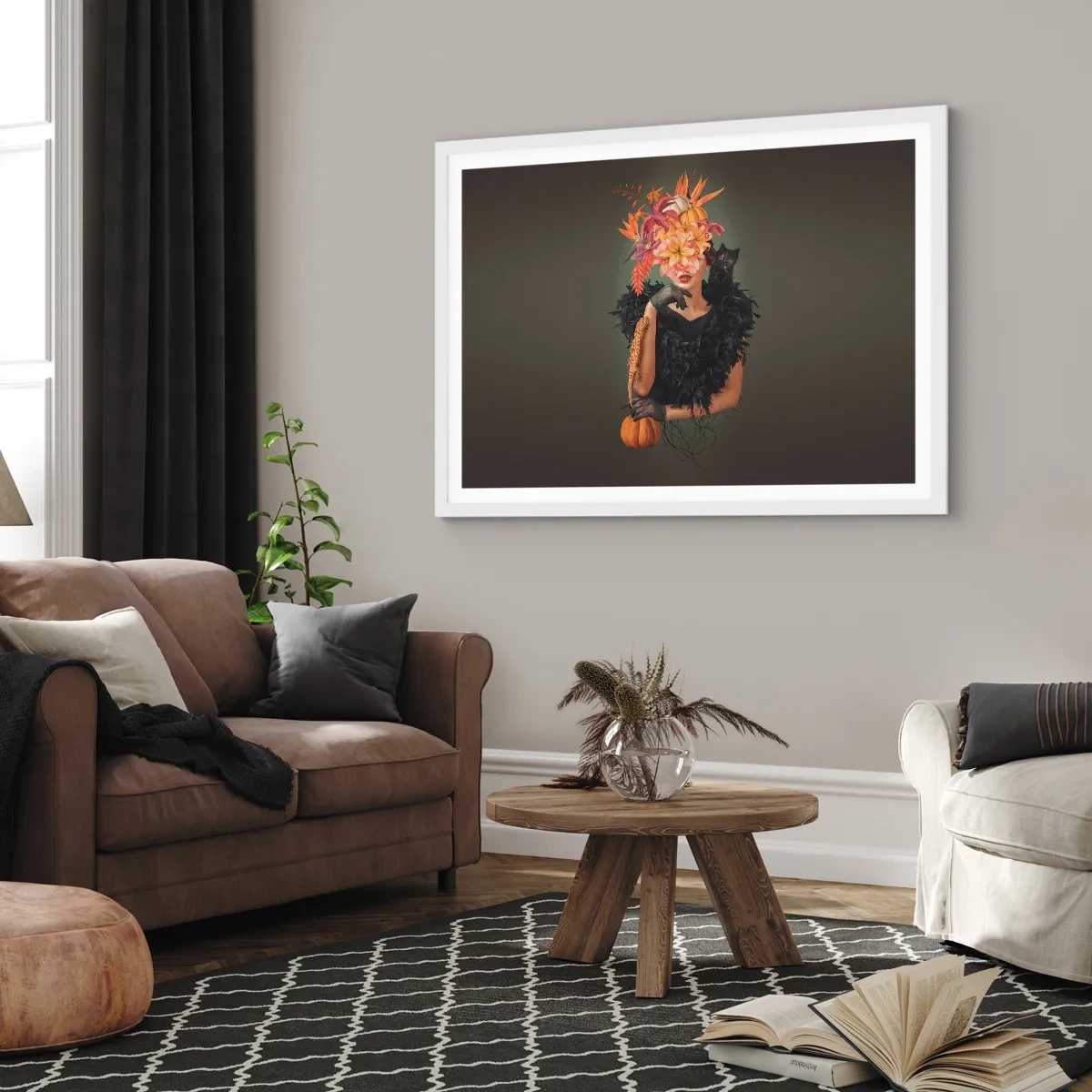 Poster in een witte lijst - De spreuk van een heks - 40x30 cm