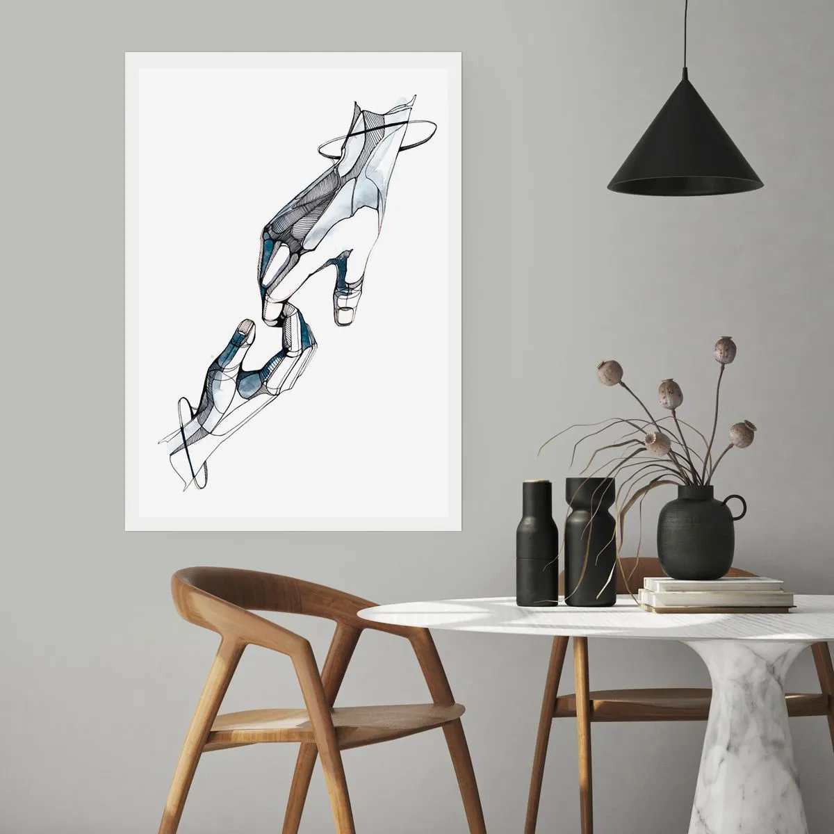 Poster - Een goed gebaar - 70x100 cm