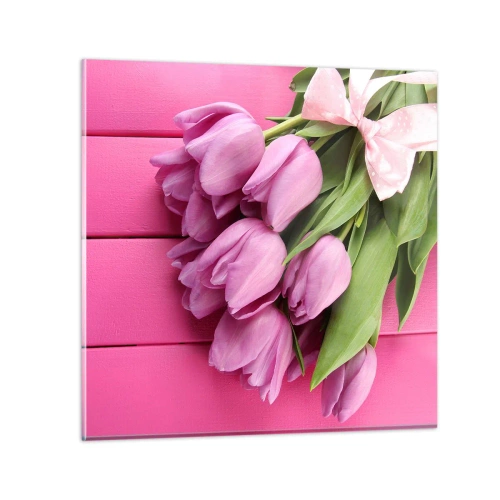 Schilderen op glas - Enkel voor jou - 30x30 cm