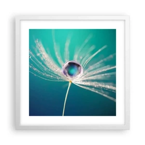 Poster in een witte lijst - Mystiek moment - 40x40 cm