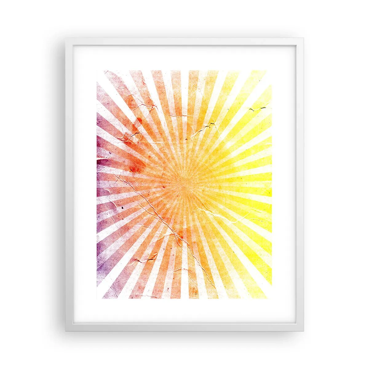 Poster in een witte lijst - Zonsopgangen en zonsondergangen - 40x50 cm
