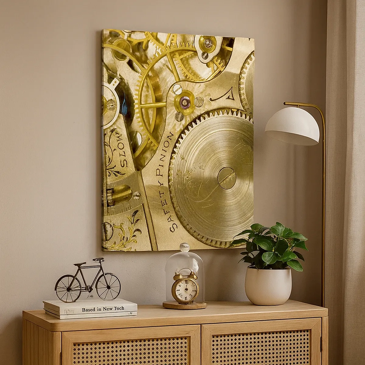 Schilderen op canvas - Ga met de tijd mee - 50x70 cm