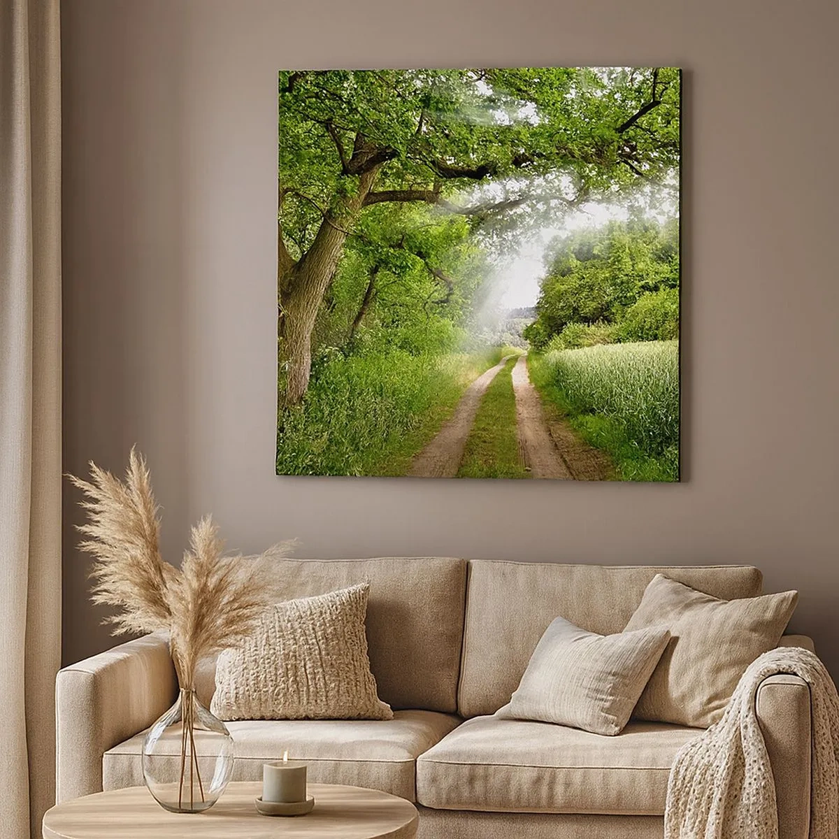 Schilderen op canvas - Et in Arcadia ego - 30x30 cm