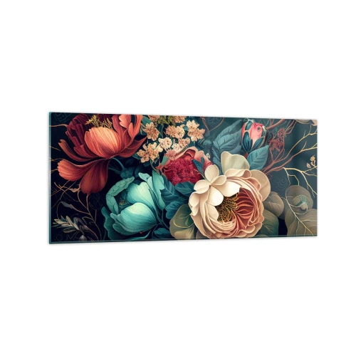 Schilderen op glas - 19e-eeuwse charme - 120x50 cm