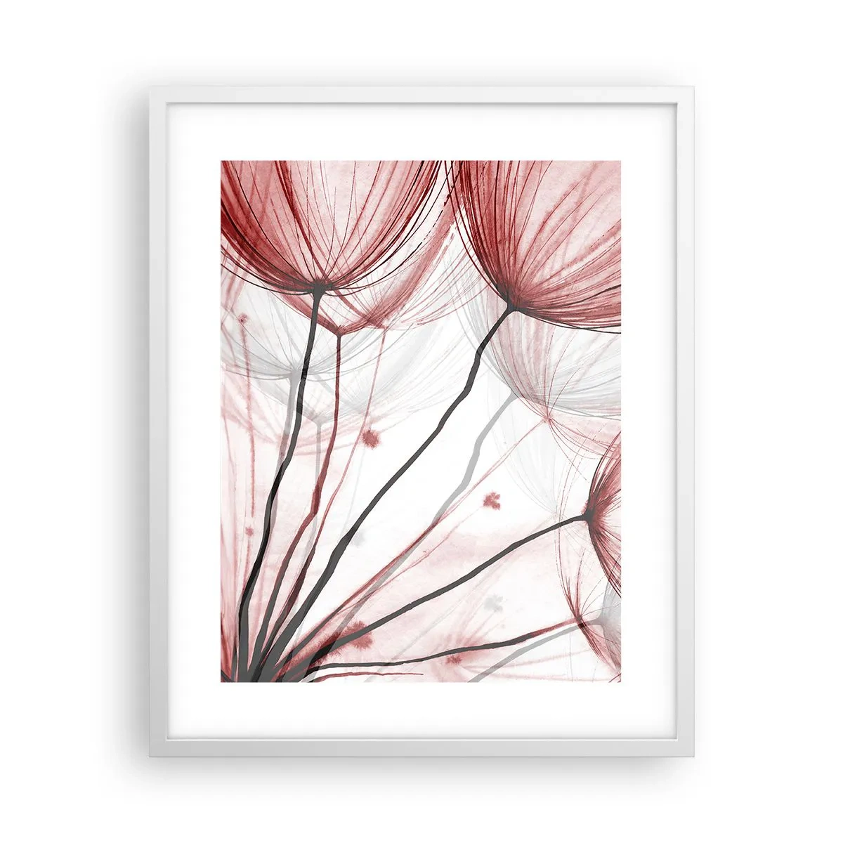 Poster in een witte lijst - Vóór het vertrek - 40x50 cm