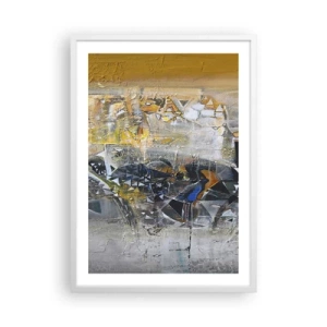 Poster in een witte lijst - Alles komt goed - 50x70 cm