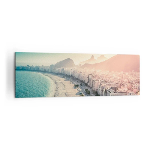 Schilderen op canvas - Eeuwige vakantie in Rio - 160x50 cm