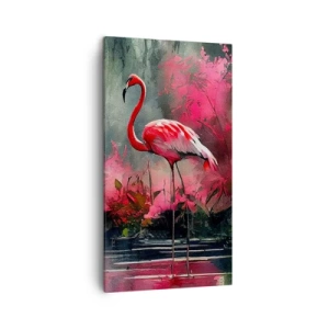 Schilderen op canvas - Een les in natuurlijke gratie - 45x80 cm