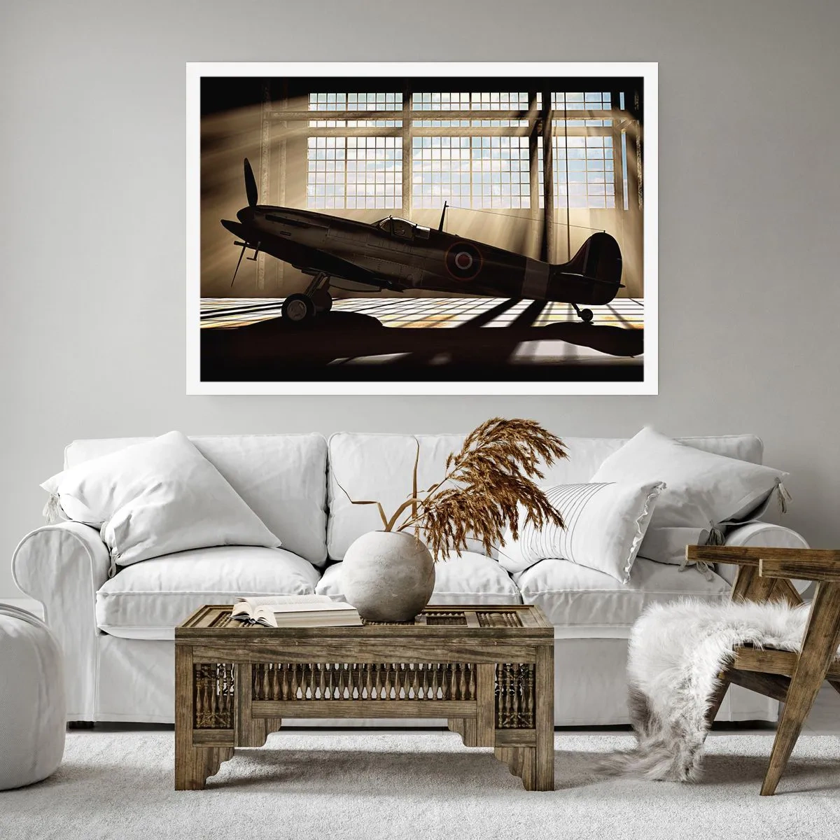 Poster - De rust van een krijger - 40x30 cm