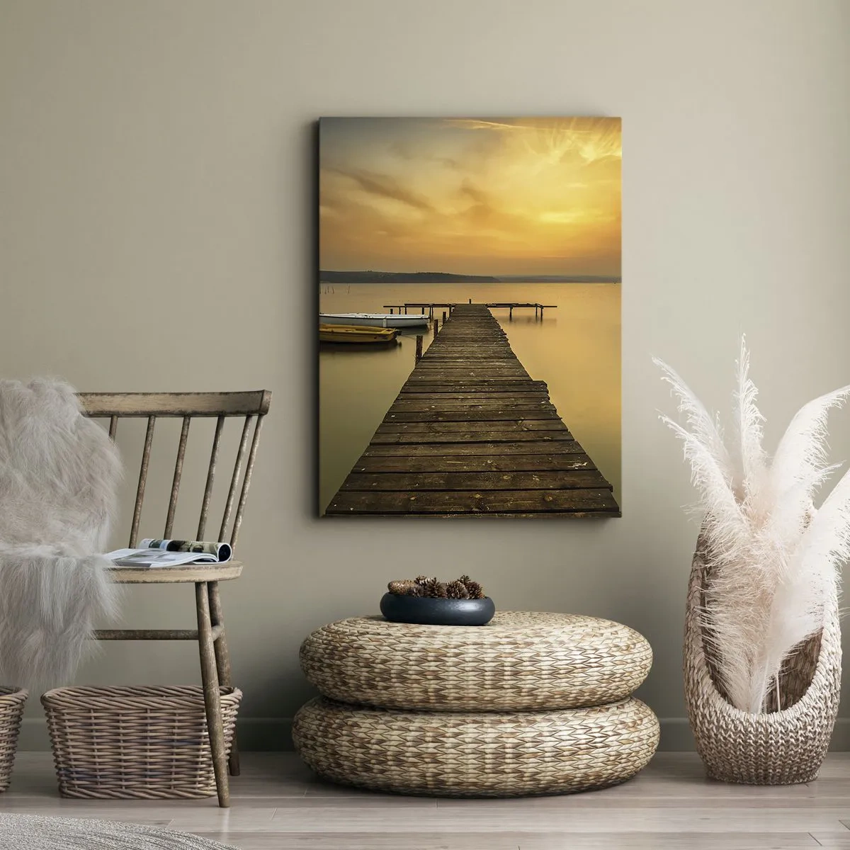 Schilderen op canvas - Ik zal de gouden hemel voor je openen - 50x70 cm