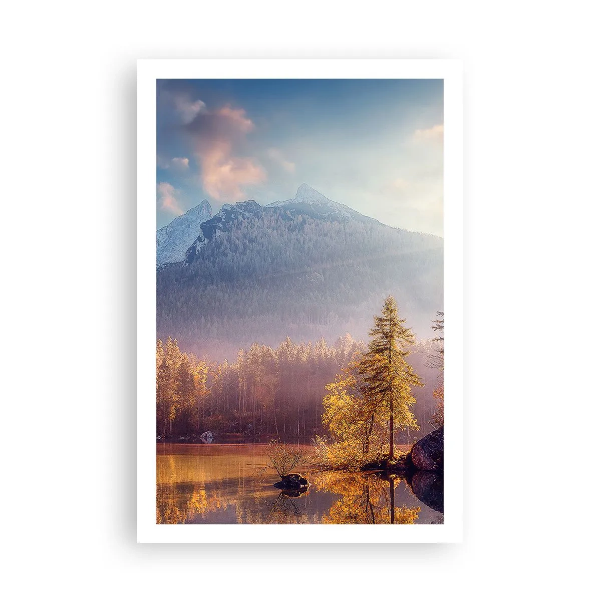 Poster - In bergen en dalen - 61x91 cm