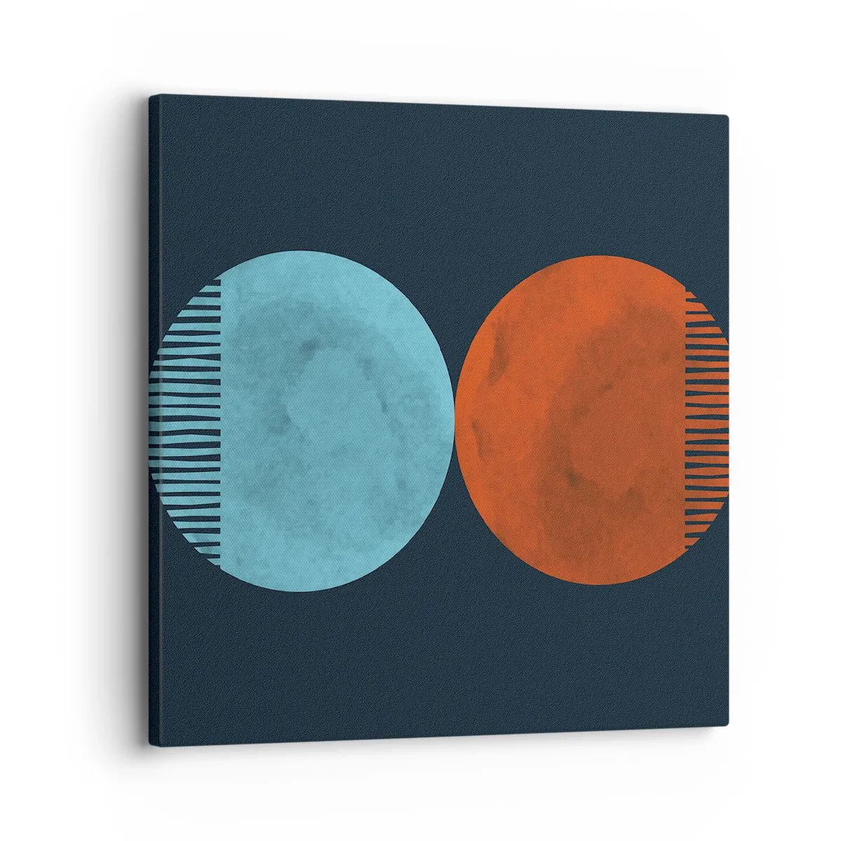 Schilderen op canvas - Alleen geometrie? - 30x30 cm