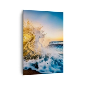 Schilderen op canvas - Plezier in het zand - 70x100 cm