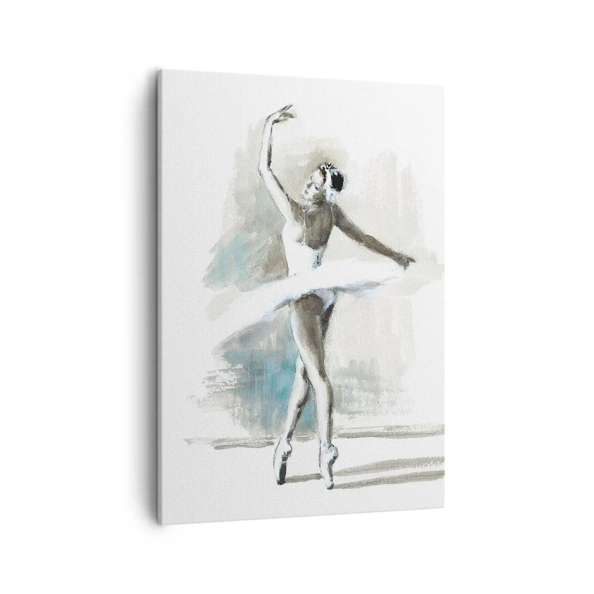 Schilderen op canvas - Betoverd in een zwaan - 50x70 cm