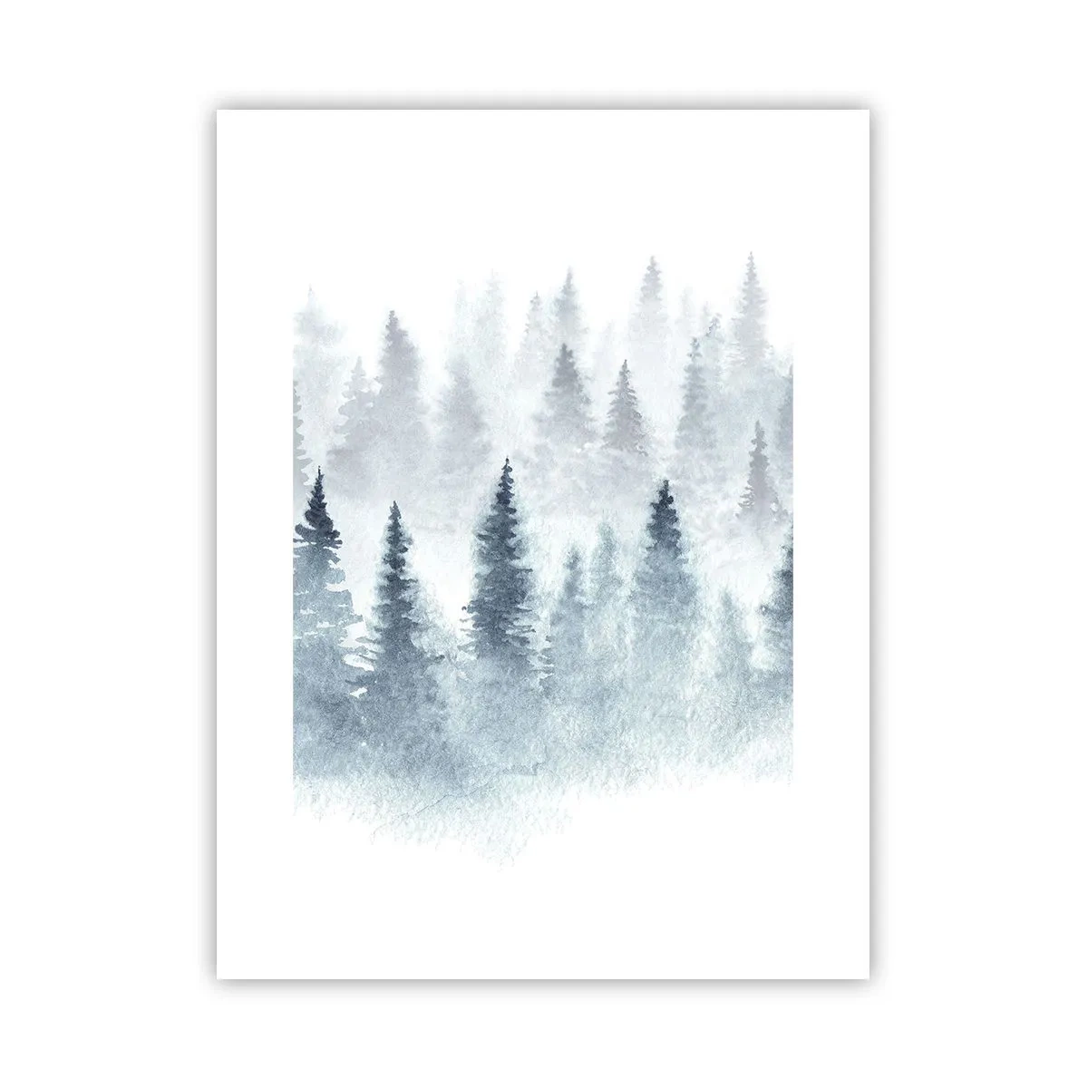 Poster - Gehuld in mist - 30x40 cm