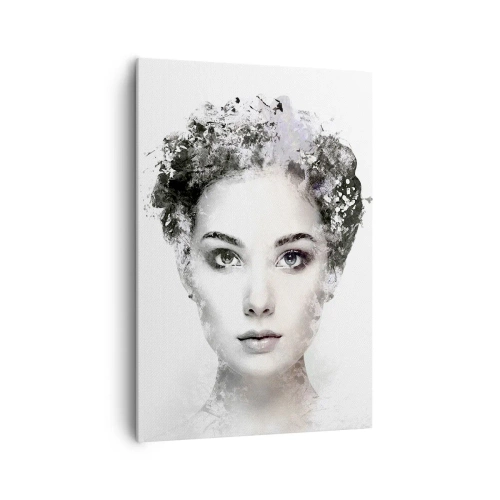 Schilderen op canvas - Een uiterst stijlvol portret - 70x100 cm