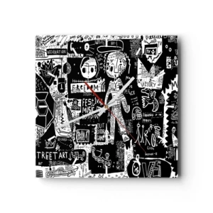 Wandklok - Klok - Geestelijke jeugd van wet en vreugde - 30x30 cm