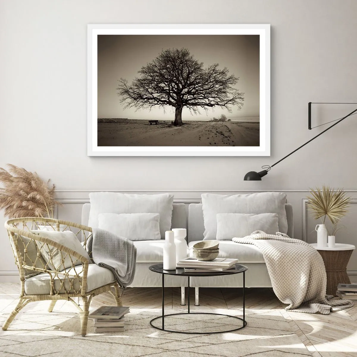 Poster in een witte lijst - Van hier tot in de eeuwigheid - 91x61 cm