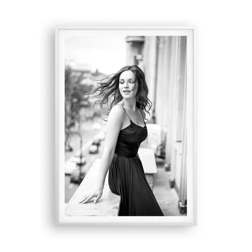 Poster in een witte lijst - Zeker een Parijzenaar - 70x100 cm