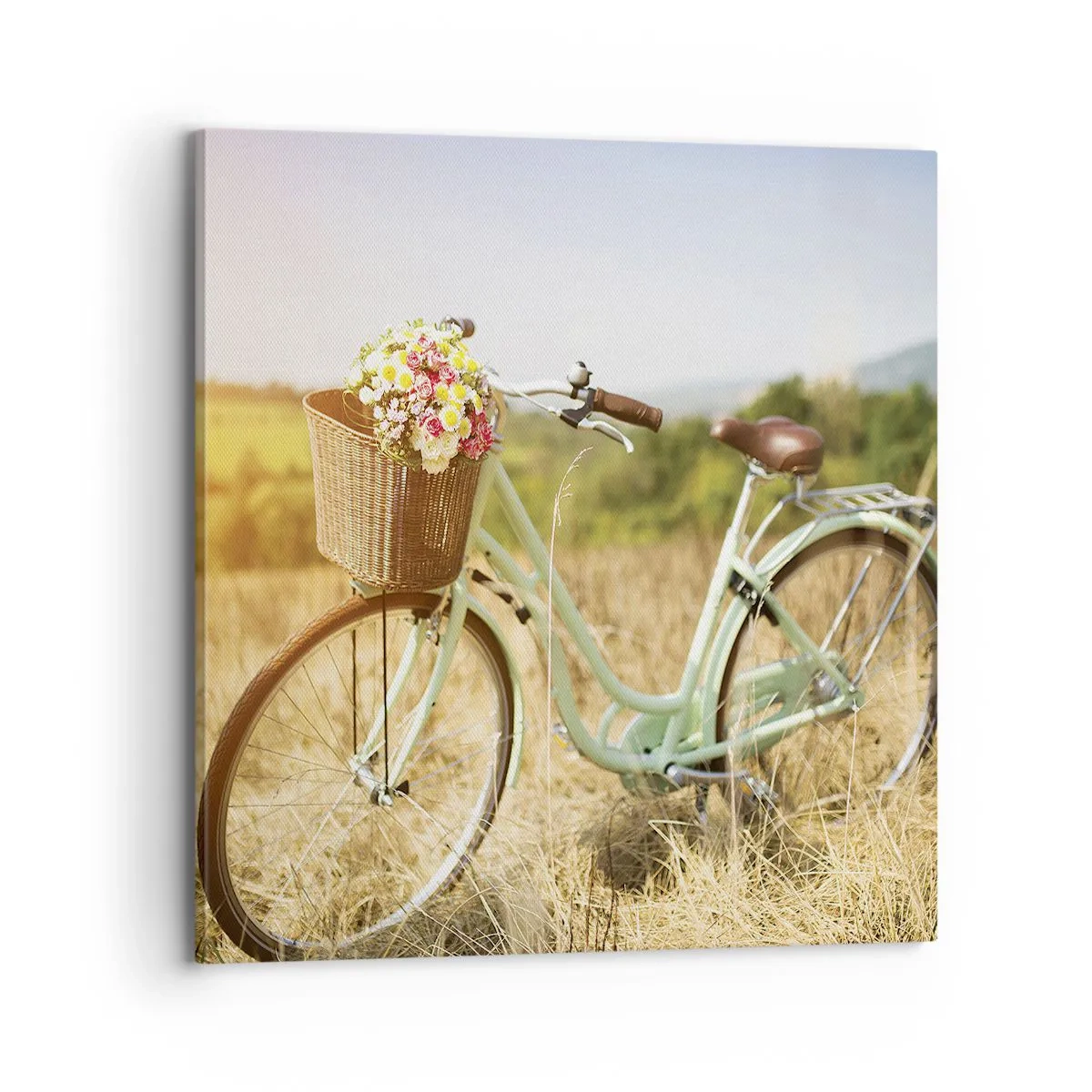 Schilderen op canvas - Ik blijf hier nog even - 70x70 cm