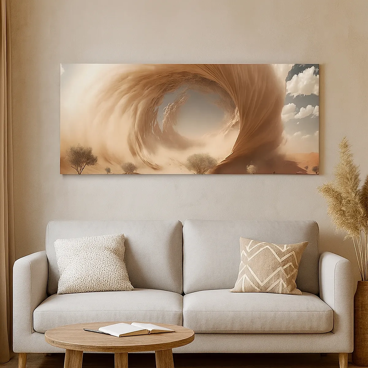 Schilderen op canvas - Open portaal - 30x30 cm