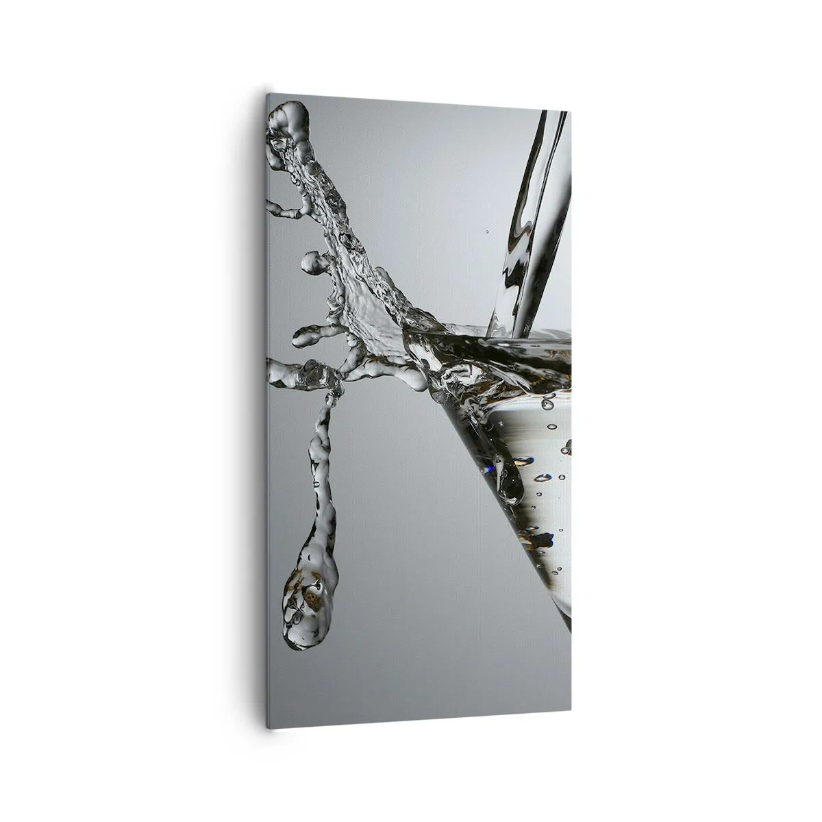 Schilderen op canvas - Op de rand van de beker - 65x120 cm