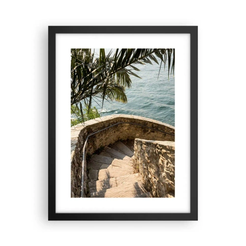 Poster in een zwarte lijst - Onder de zon van Italië - 30x40 cm