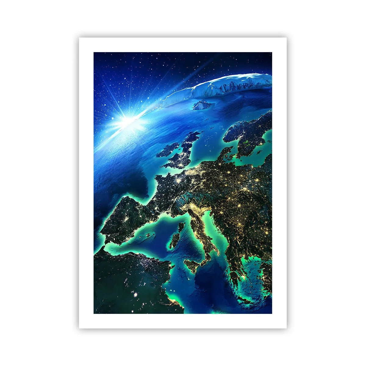 Poster - Sprankelend Europa - 50x70 cm