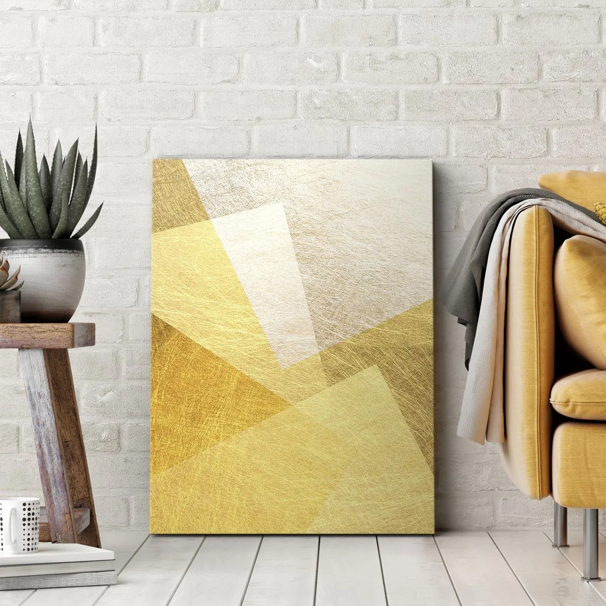 Schilderen op canvas - Geometrie weer - 45x80 cm