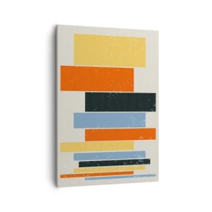 Schilderen op canvas - Muzieknotatie - 50x70 cm