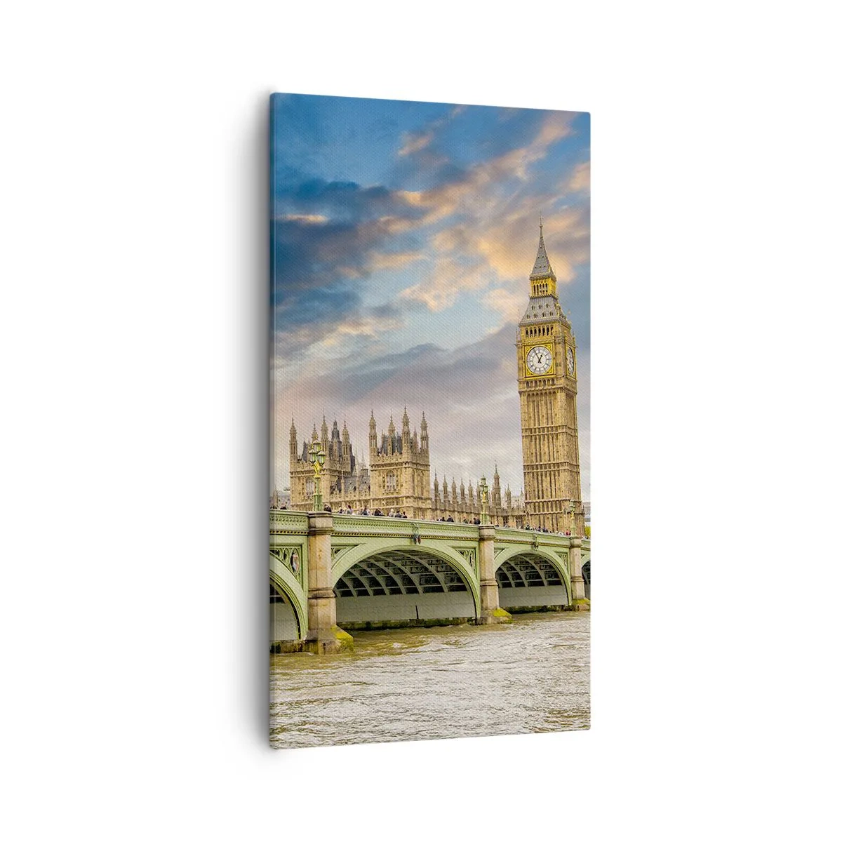 Schilderen op canvas - De tijd stond stil in het rijk - 55x100 cm