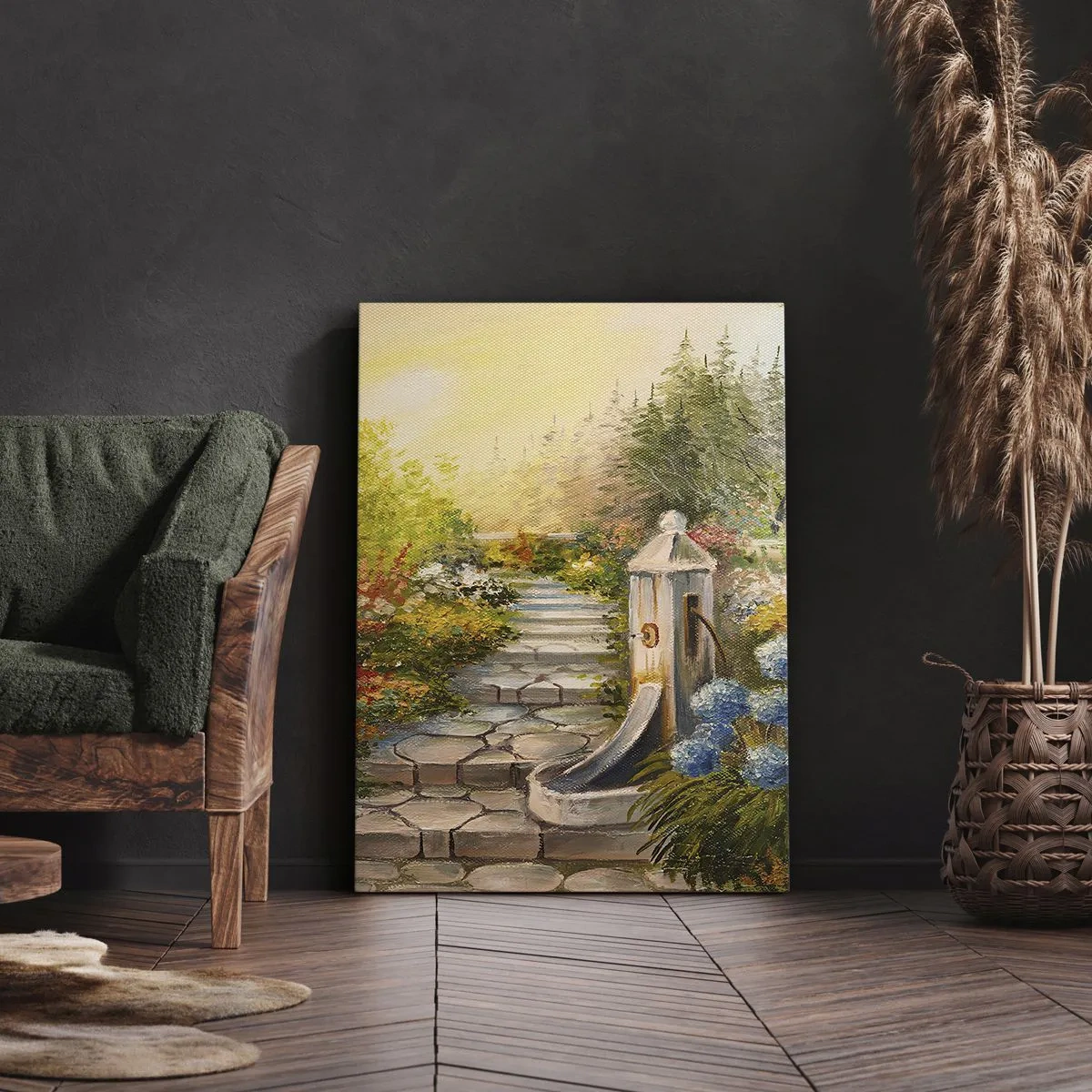 Schilderen op canvas - In volle bloei - 80x120 cm