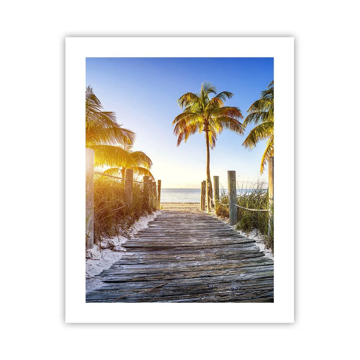 Poster - Rechtstreeks naar het paradijs - 40x50 cm
