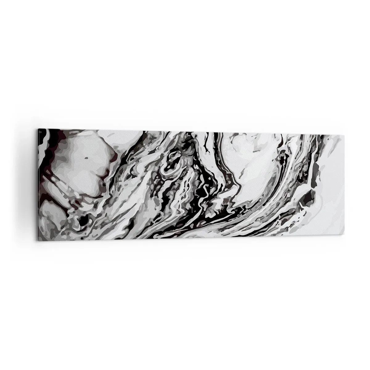 Schilderen op canvas - In het begin was er chaos - 160x50 cm
