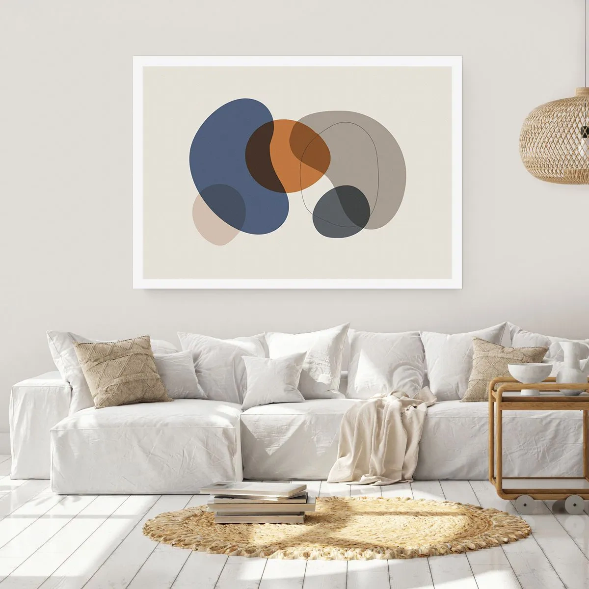 Poster - Kleur druppels - 40x30 cm