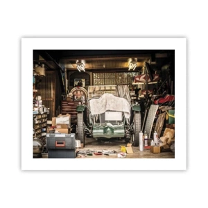 Poster - Terug naar het verleden - 50x40 cm