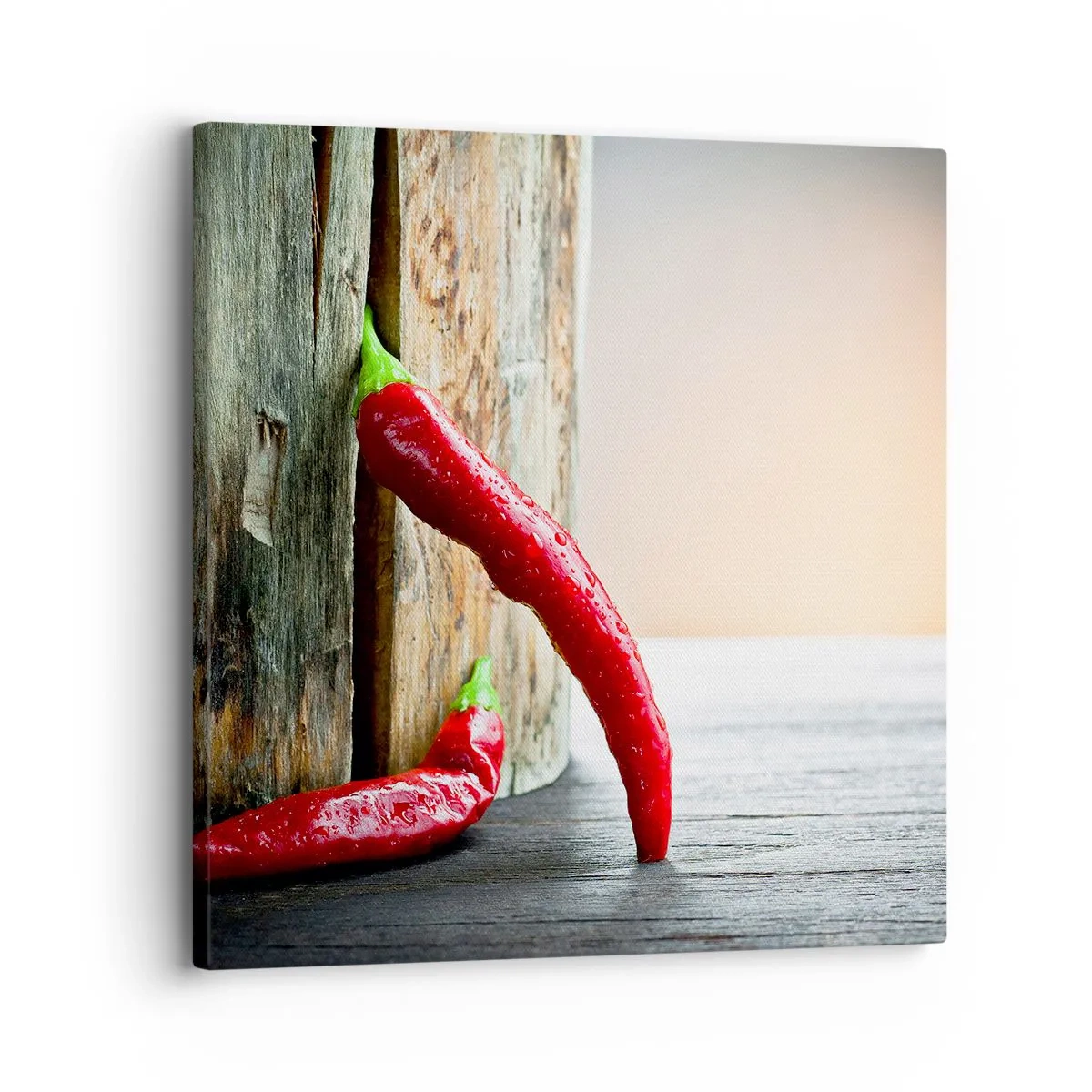 Schilderen op canvas - Red hot chili peppers - 30x30 cm