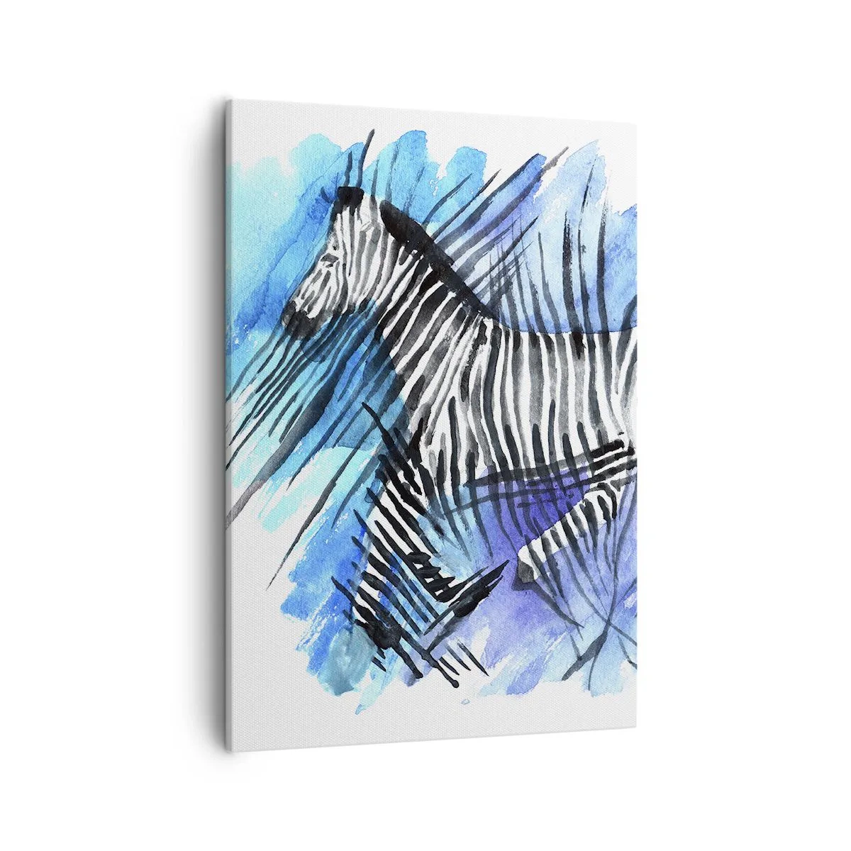 Schilderen op canvas - Verborgen in strepen - 50x70 cm