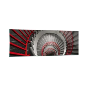 Schilderen op glas - Architectuur plezier - 90x30 cm