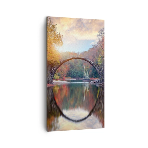 Schilderen op canvas - Aan de andere kant van de spiegel - 45x80 cm
